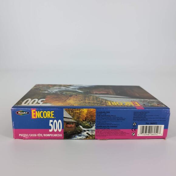 RoseArt Encore "Creekside Mill" 500 Fully Interlocking Piece Jigsaw Puzzle - GUC - Picture 6 of 10